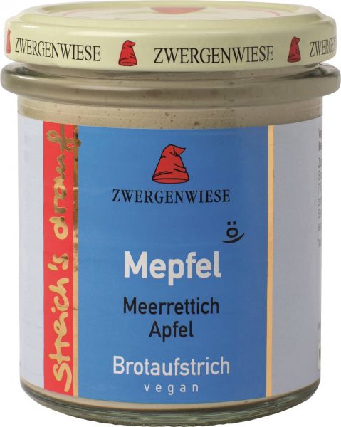 Zwergenwiese Mepfel Bio Brotaufstrich (Meerrettich/Apfel)